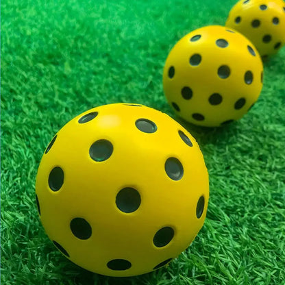 Pickleball Practice Balls Low Noise Training Paddle Ball Includes 3 Balls And Tube Entertainment For Competition And Practice