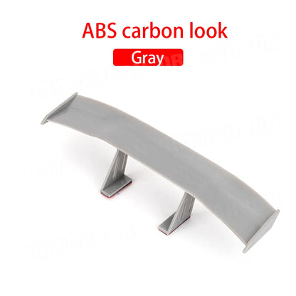 G Style Carbon Fiber Look Car Rear Spoiler Mini Wing Small Model Decoration Car Styling Black Blue Red White Grey