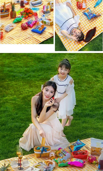 New Picnic Mat Moisture-proof Mat Thickened Outdoor Picnic Camping Beach Tent Floor Mat Waterproof Lawn Mat Portable Outing