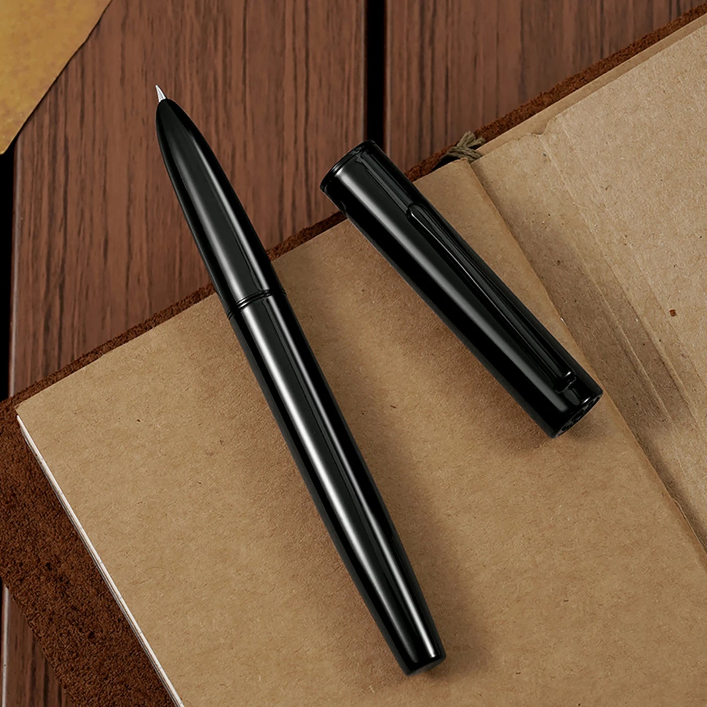 New Hongdian C1 Exquisite Explorer Simple Classic Retro Fountain Pen EF F Hooded Nib School Office Supplies Writing ink Pens