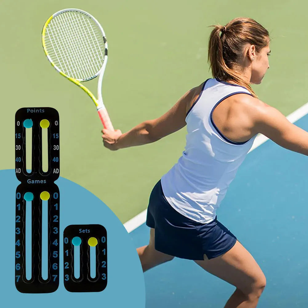 Tennis Racket Pickleball Paddle Scorekeeper Easily Mounted Score Keeper for Tennis Racket and Padel Point Tracker Tennis Gift