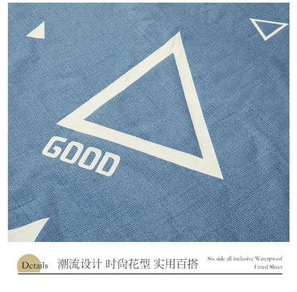 Waterproof Mattress Cover Six-Sided All Inclusive With Zipper Removable Bedspread Queen Breathable Mattress Protector