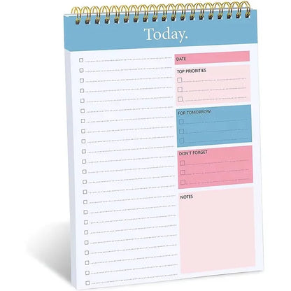A5 To Do List Notepad Undated Daily Planner Notebook Stationery Teacher Gift Diary Campus Agenda Office Supplies 50 sheets