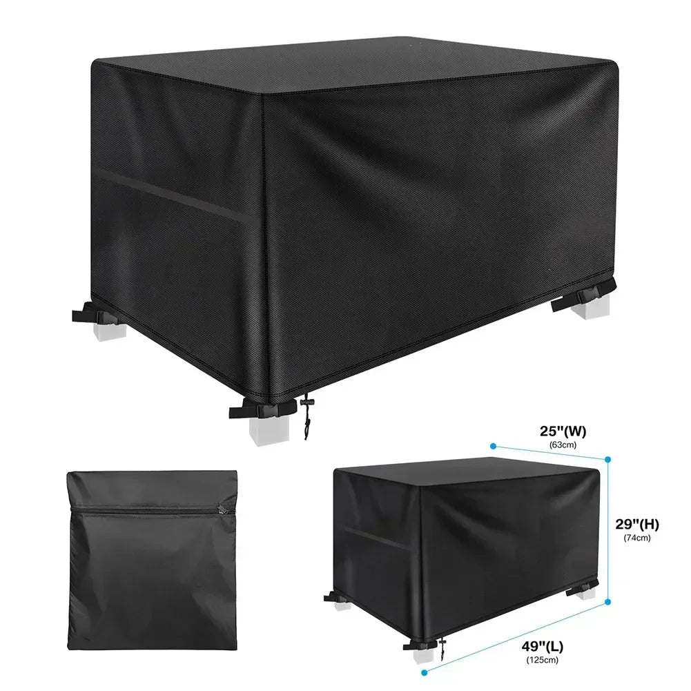 Outdoor Furniture Covers Waterproof Rain Snow Dust Wind-Proof Anti-UV Oxford Fabric For Garden Lawn Patio Table Chair Protection