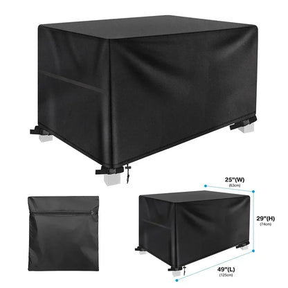 Outdoor Furniture Covers Waterproof Rain Snow Dust Wind-Proof Anti-UV Oxford Fabric For Garden Lawn Patio Table Chair Protection