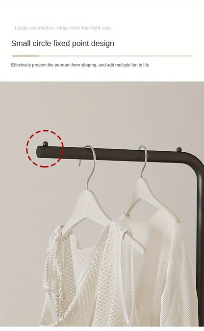 Scandinavian Modern Metal Valet Stand - Freestanding Multipurpose Suit Rack with Special Functions - Bedroom Clothing and Accessories
