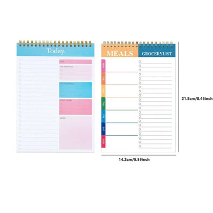 A5 To Do List Notepad Undated Daily Planner Notebook Stationery Teacher Gift Diary Campus Agenda Office Supplies 50 sheets