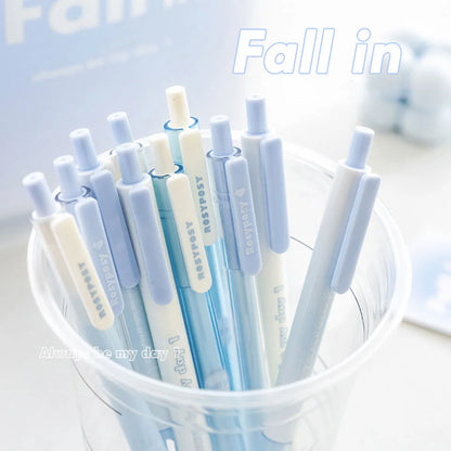 Mr. Paper Gradient Color Gel Pen Set INS Style Good-looking Pens for Writing Student Stationery Supplies Office Accessories