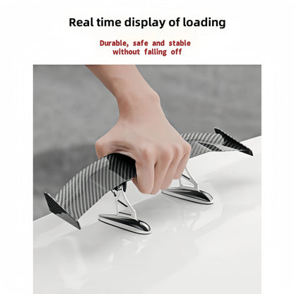 Carbon fiber rear spoiler upgrade for car appearance, modification of car tail wing, creative decoration of mini tail wing
