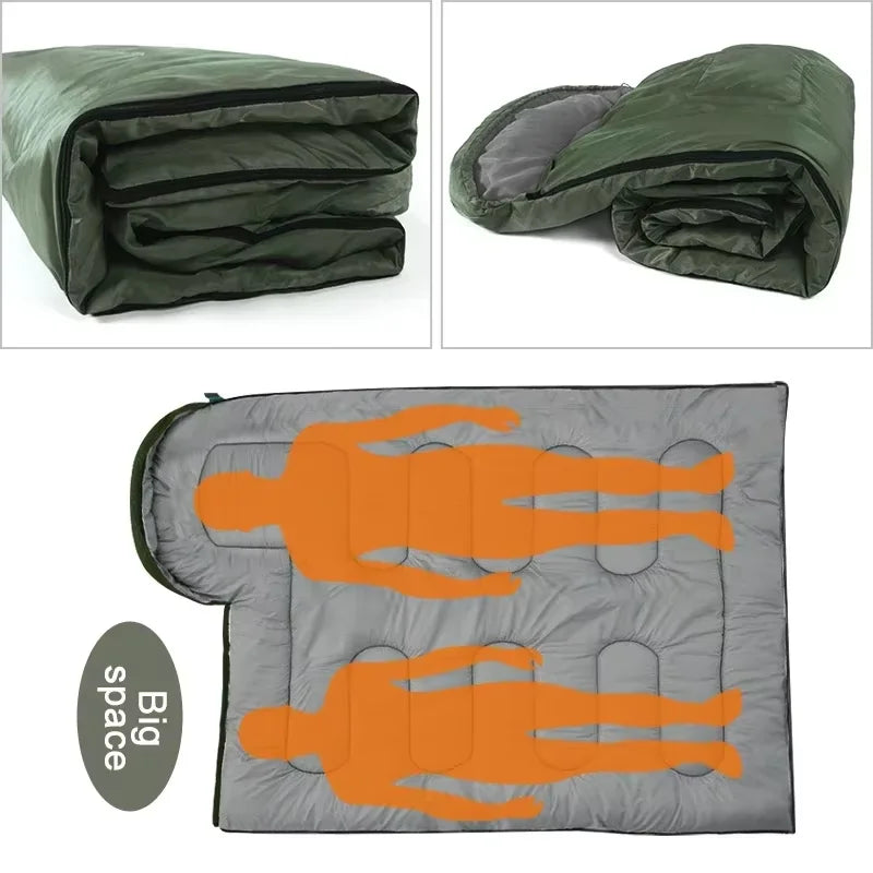 Winter Warm Camping Sleeping Bag Ultralight Waterproof Envelope Backpacking Sleeping Bags For Outdoor Traveling Hiking