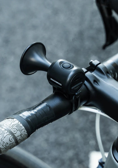 ROCKBROS Bicycle Bell Ring Bike Electronic Loud Horn Safety Alarm Electric Waterproof Bicycle Warning Bell Bicycle Accessories
