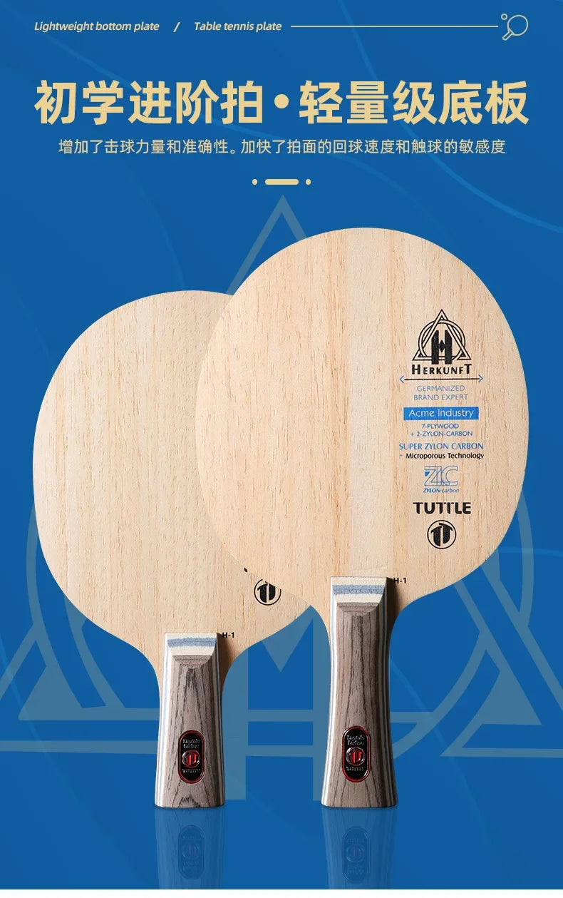 9Ply Structure TUTTLE Original Series Table Tennis Rackets Bottom Plate Training Table Tennis Bat Racket Table Tennis Blade