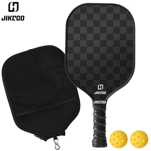 JIKEGO 18K Carbon Fiber Pickleball Paddle 2023 16mm Professional Pickle Ball Racket Racquet Men Women Child
