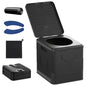 Plastic Portable Outdoor Toilet Tent Car Emergency Toilet with cover Travel Washable Camping Toilet Self-driving Picnic Seat