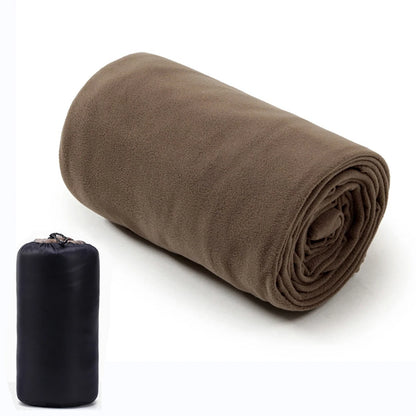 Outdoor fleece sleeping bag 180x80cm single down sleeping bag inner lining warm sleeping bag outdoor camping and travel supplies