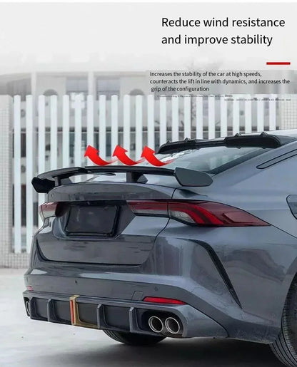 Universal Car Tail Wing Non Perforated Seagull Tail Car Wing GT Tail Spoiler Car Bumper Collision Avoidance Cars Accessories