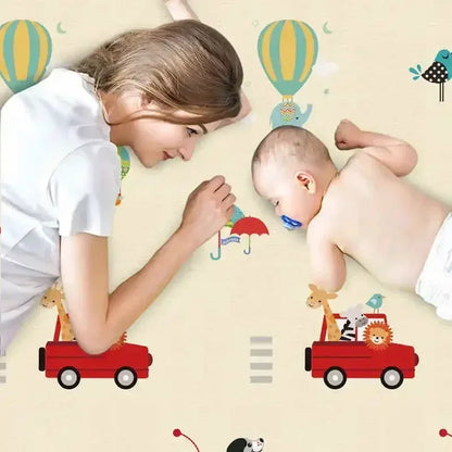 Large Size Foldable Baby Play Mat Double-sided Patterned Educational Children's Carpet Easy To Carry Baby Crawling Mat