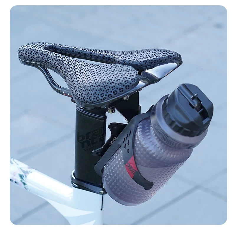 ENLEE Bicycle Water Bottle Cage Extension Bracket Aluminum Alloy Mountain Road Bike Water Bottle Saddle Conversion Seat