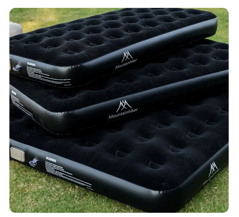 MOUNTAINHIKER Outdoor Inflatable Seating Mat Interior Air Mattress Mats Luxury Built-in Pump Thicken PVC Sleeping Bed Furniture