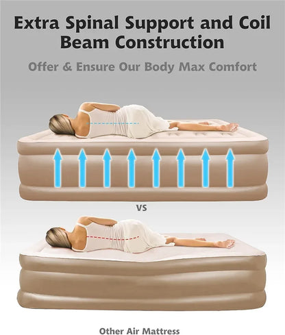 Outdoor Bed Air Cushion Nap Bed Heightening Thickening Air Mattress Inflatable Bed Home Single Air Mattress Double Camping Bed