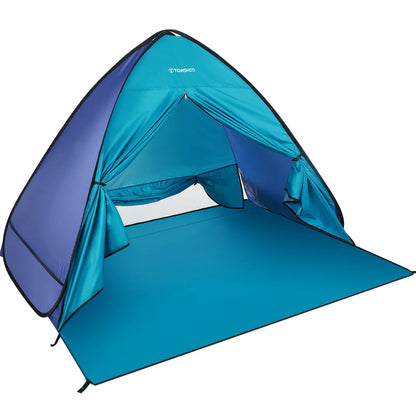 TOMSHOO Beach Tent Instant Pop Up Beach Shade Sun Shelter Tent Canopy Cabana with Carry Bag