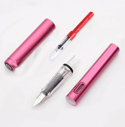 53Pcs Fountain Pen Replaceable Ink Set Black/Blue/Red ink EF School Pens Office Supplies Stationery for Writing Calligraphy Pen