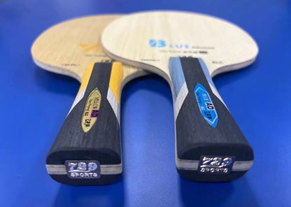 Original 729 Friendship Yellow ALC Table Tennis Blade 5 Wood 2 Arylate Carbon Professional Ping Pong Blade Blue ALC Offensive