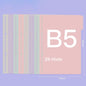Candy Color Dividers A4 B5 A5 Planner Index Divider Page Plastic Classification Page Tab Bookmark Planner Inserts 8 Pcs/set