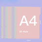 Candy Color Dividers A4 B5 A5 Planner Index Divider Page Plastic Classification Page Tab Bookmark Planner Inserts 8 Pcs/set