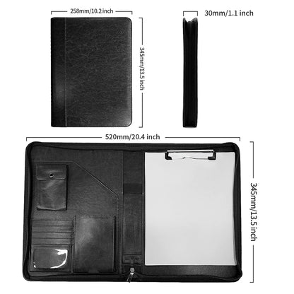 Multifunctional A4 Conference Folder Business Stationery Folder Leather Contract File FoldersTravel Document Folder NEWYES 2024
