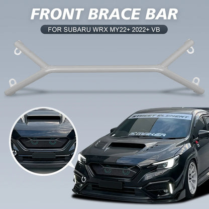 New Exterior Accessories Front Brace Bar Member Chassis Strut Brace 75cm 29.53" For 2022 2023 2024 Subaru WRX VB Red White Gray