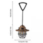 Mini LED Camping Lanterns Type-C Rechargeable Portable Hanging Tent Light 1200mAh for Hiking Fishing Emergency Light Lanterns