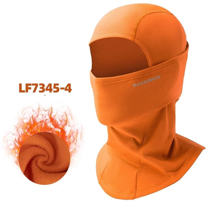 ROCKBROS Cycling Face Keep Warm Winter Climbing Hiking Fleece Thermal Windproof Balaclava Running Fishing Skiing Hat Headwear