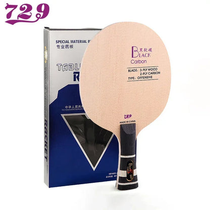 Original 729 Friendship Yellow ALC Table Tennis Blade 5 Wood 2 Arylate Carbon Professional Ping Pong Blade Blue ALC Offensive