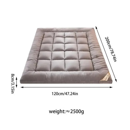 Soft Bed Mattress Student Dormitory Foldable Thick Bed Mattress Roll Up Floor Tatami Mat Adult Skin Friendly Breathable Sleeping