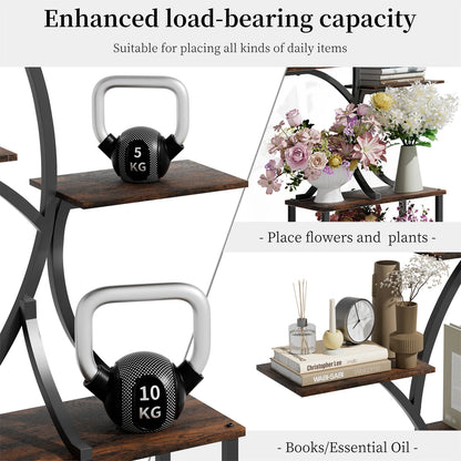 151CM Tall 7 Tier Tree-Shaped Plant Stand Display Rack Corner Flower Holder for Indoor Organizer Rack