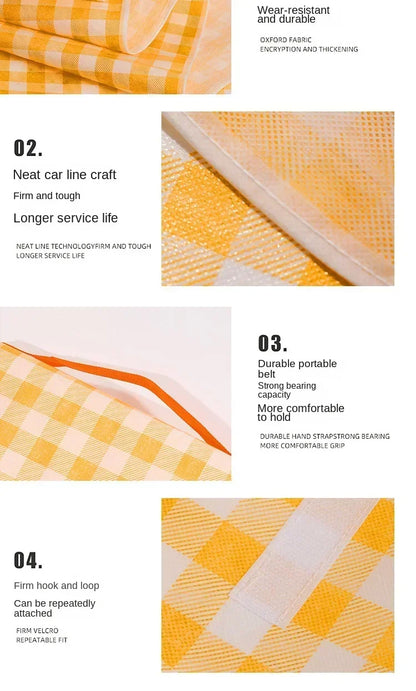 New Picnic Mat Moisture-proof Mat Thickened Outdoor Picnic Camping Beach Tent Floor Mat Waterproof Lawn Mat Portable Outing