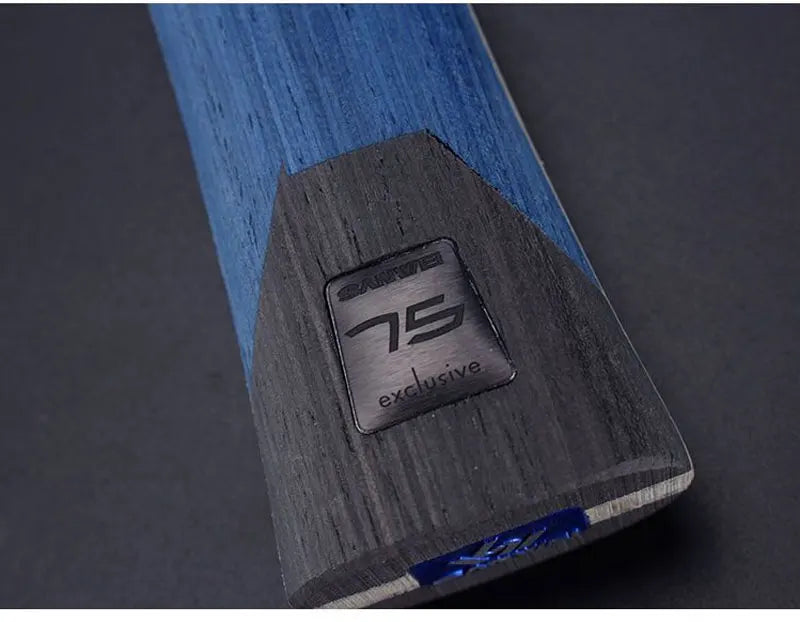 SANWEI 75 ALC Table Tennis Blade Professional 5 Wood 2 Outer ALC Carbon Ping Pong Blade with Original Packing Box
