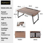 MUMUCC Portable Bed Table For Laptop Folding With Foldable Cushion,Handle,Slot And Mouse Pad, Wooden Gaming Desk