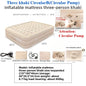 MOUNTAINHIKER Outdoor Inflatable Seating Mat Interior Air Mattress Mats Luxury Built-in Pump Thicken PVC Sleeping Bed Furniture