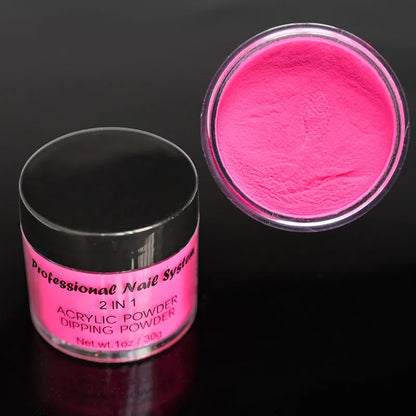 100g/Bag Neon Acrylic Powder 3in1 Phosphor Nail Dust Powder DIY Extending/Dipping Bulk Manicure Pigment FD-58nkhs