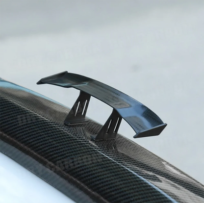 G Style Carbon Fiber Look Car Rear Spoiler Mini Wing Small Model Decoration Car Styling Black Blue Red White Grey